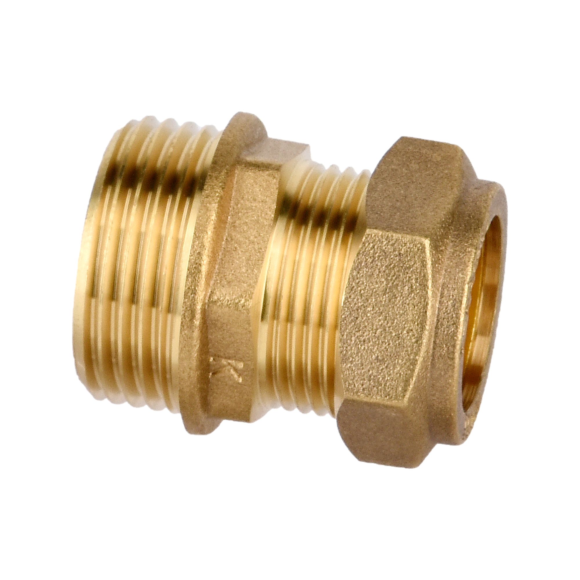 Plumbsure Compression Straight Coupler (Dia)22mm (Dia)25.4mm 22mm