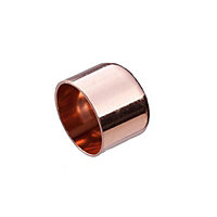 Plumbsure Copper End feed Stop end (Dia)15mm, Pack of 20