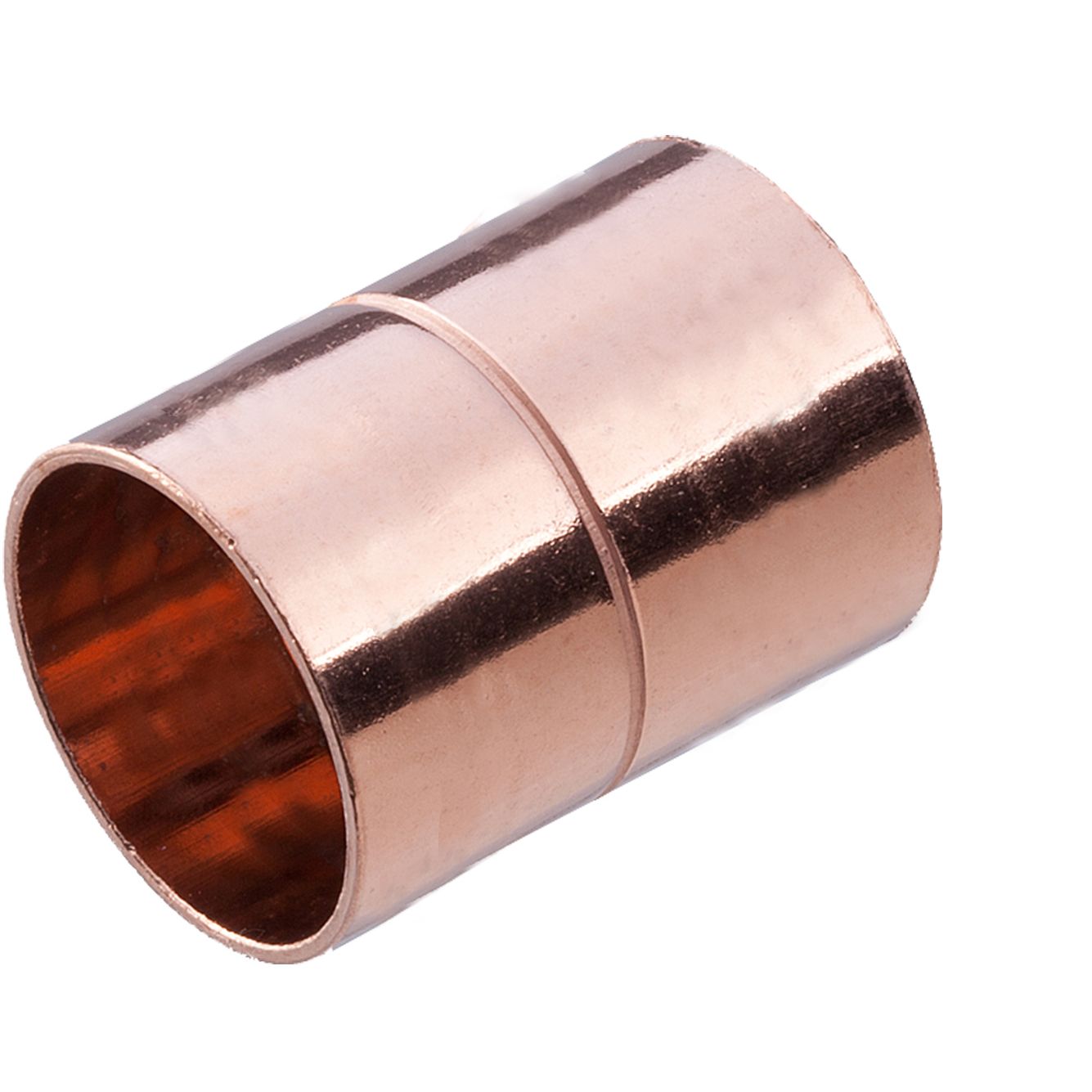 Plumbsure End feed Straight Coupler (Dia)15mm 15mm, Pack of 20