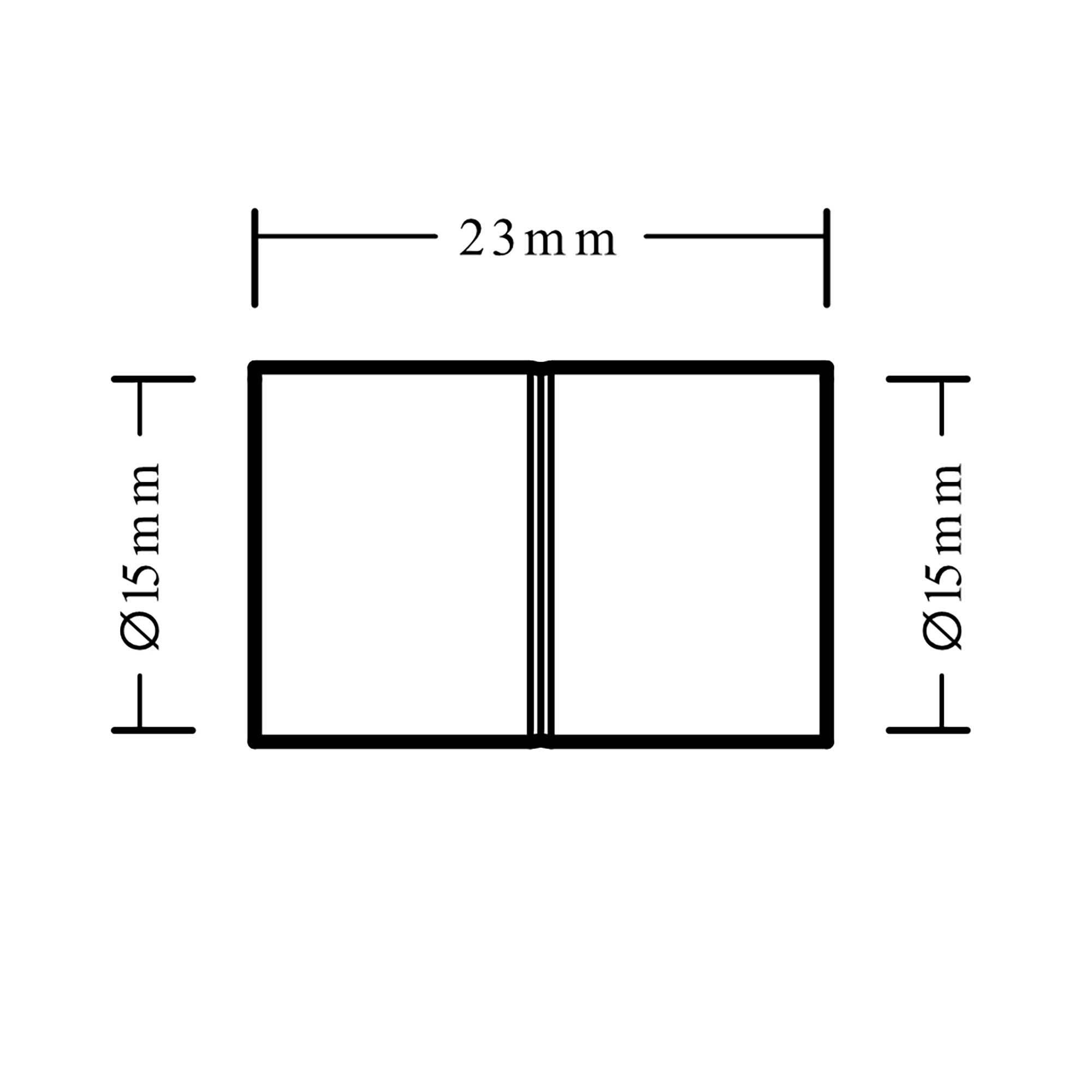 Plumbsure End feed Straight Coupler (Dia)15mm 15mm, Pack of 20
