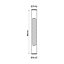 Plumbsure Grey Semi-flexible Hose BQ28618546, (L)0.3m 10mm x (Dia)15mm