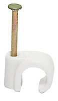 Plumbsure Plastic Pipe clip M5510NQV3 (Dia)10mm, Pack of 10