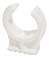 Plumbsure Plastic Pipe clip M552-8QV3 (Dia)22mm, Pack of 8