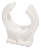 Plumbsure Plastic Pipe clip M55250QV3 (Dia)22mm, Pack of 50