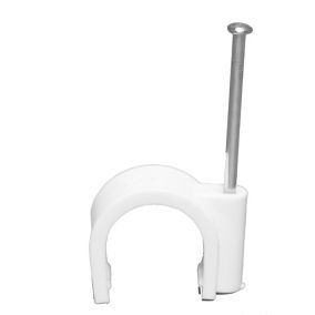 Plumbsure Plastic Pipe clip M552N50QV3 (Dia)22mm, Pack of 50