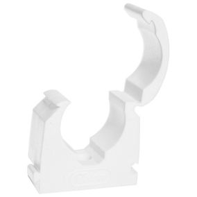 Plumbsure Plastic Pipe clip M552SFQV2 (Dia)22mm, Pack of 5