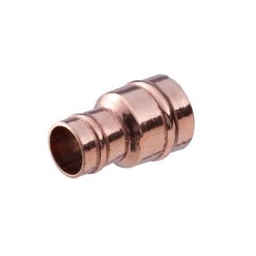 Plumbsure Solder ring Reducing Coupler (Dia)15mm x 10mm