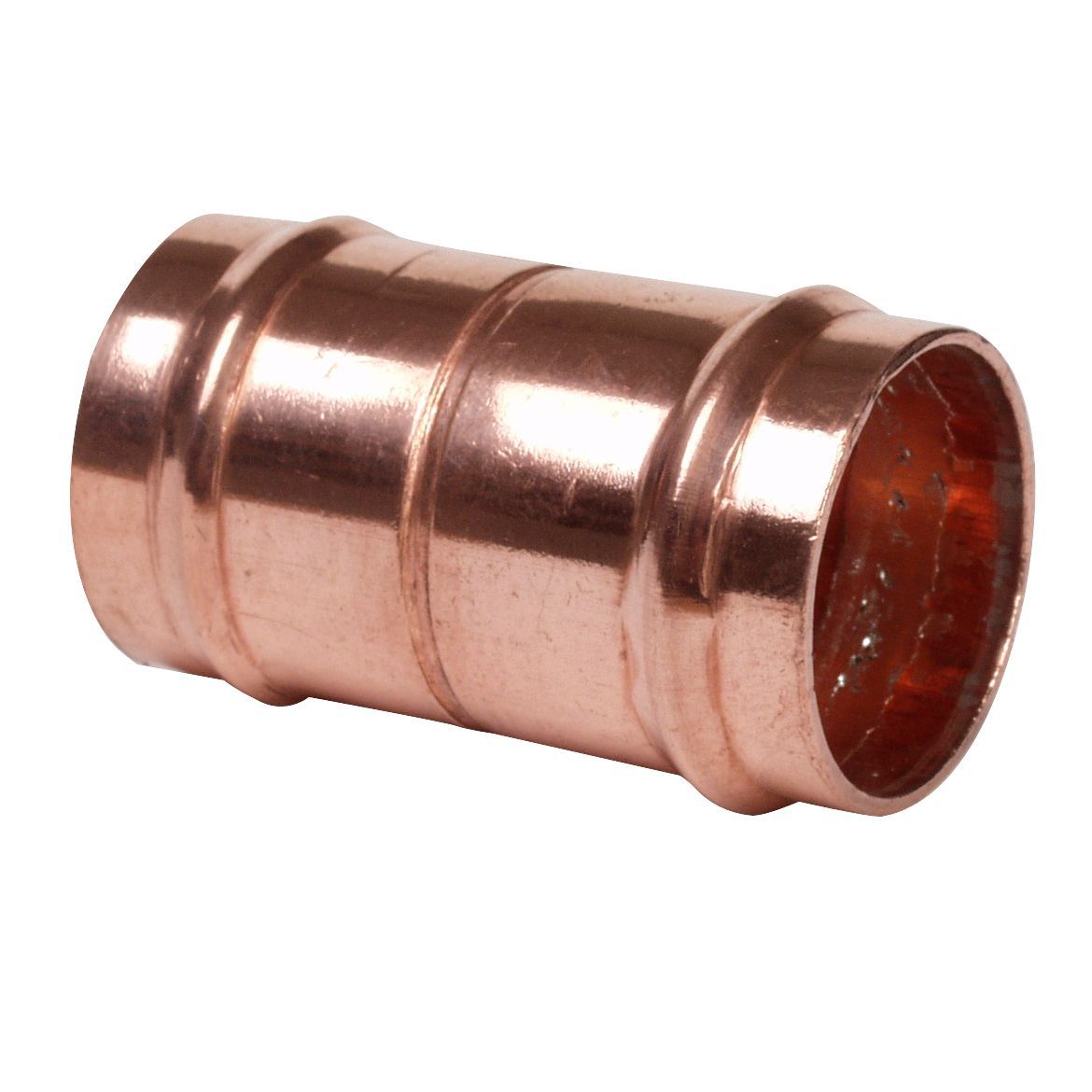 Plumbsure Solder ring Straight Coupler (Dia)15mm 15mm, Pack of 2