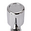 Plumbsure Straight Manual Radiator valve x ½" (Dia) 15mm