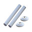 Plumbsure White Radiator Pipe cover accessory pack (L)110mm (Dia)15mm
