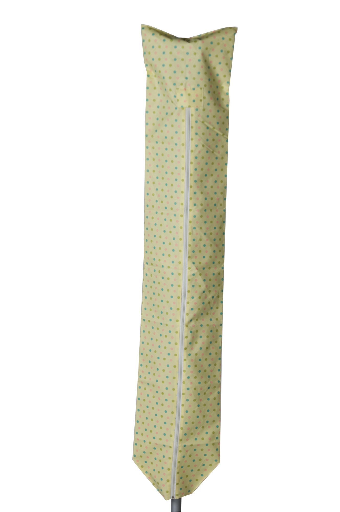 Polka Dot on clotted cream background Rectangular Zipped washing line cover 30cm(H) 12cm(W)