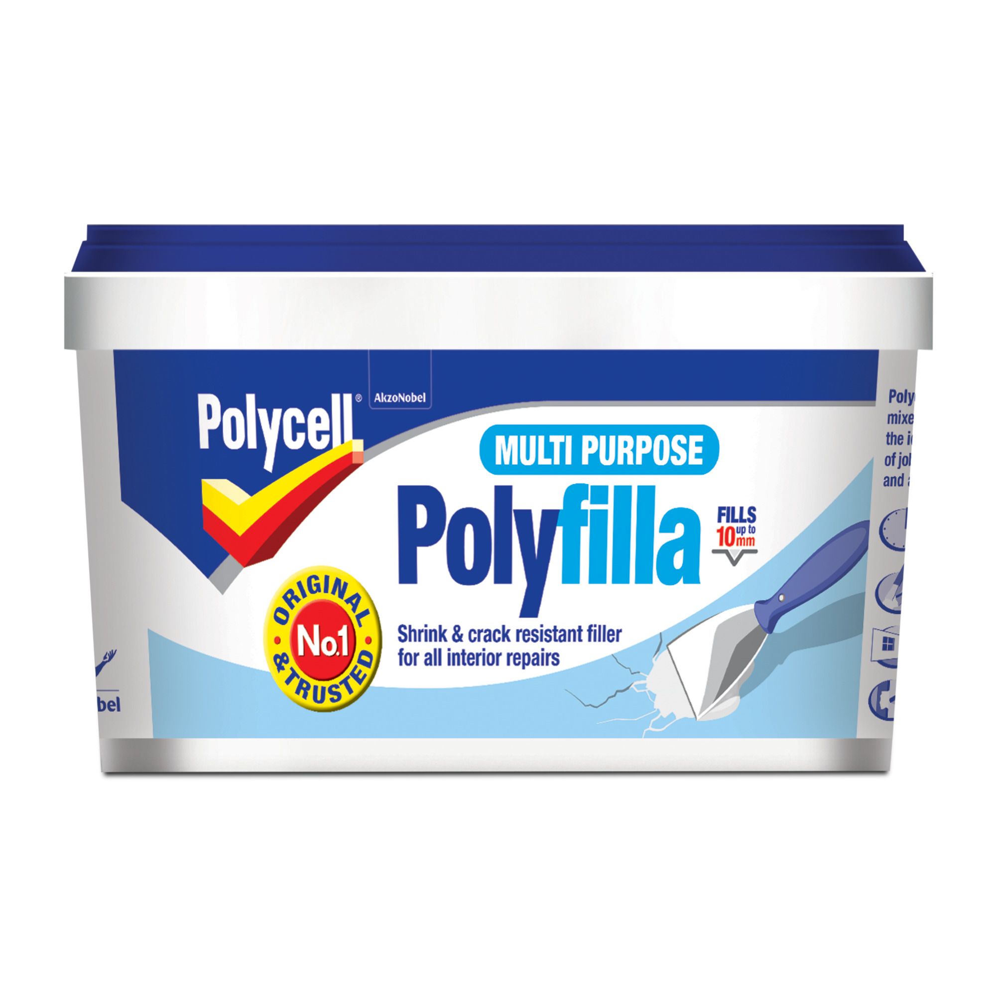 Polycell Grey Ready mixed Filler, 0.6kg