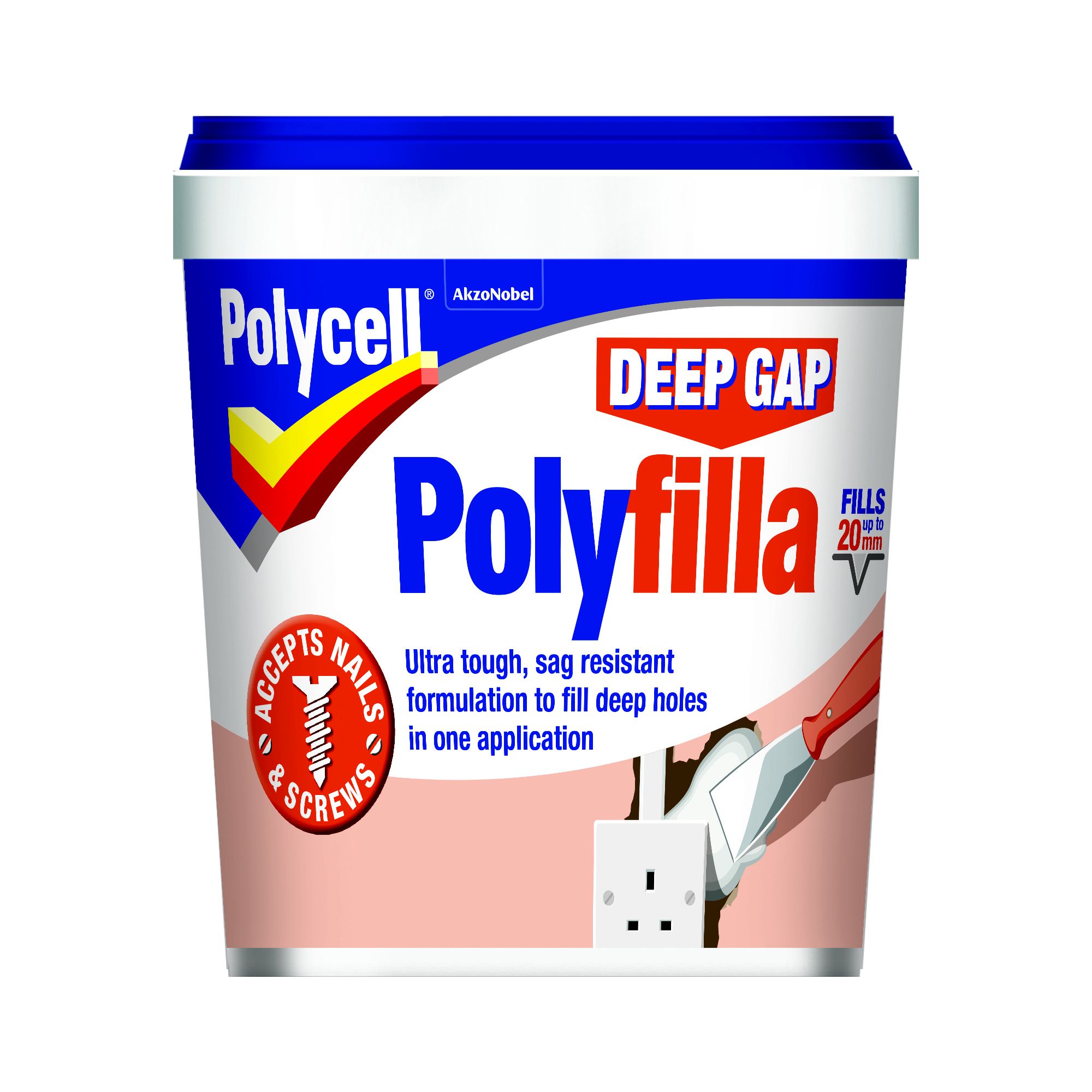 Polycell Polyfilla Grey Ready mixed Filler Tradepoint