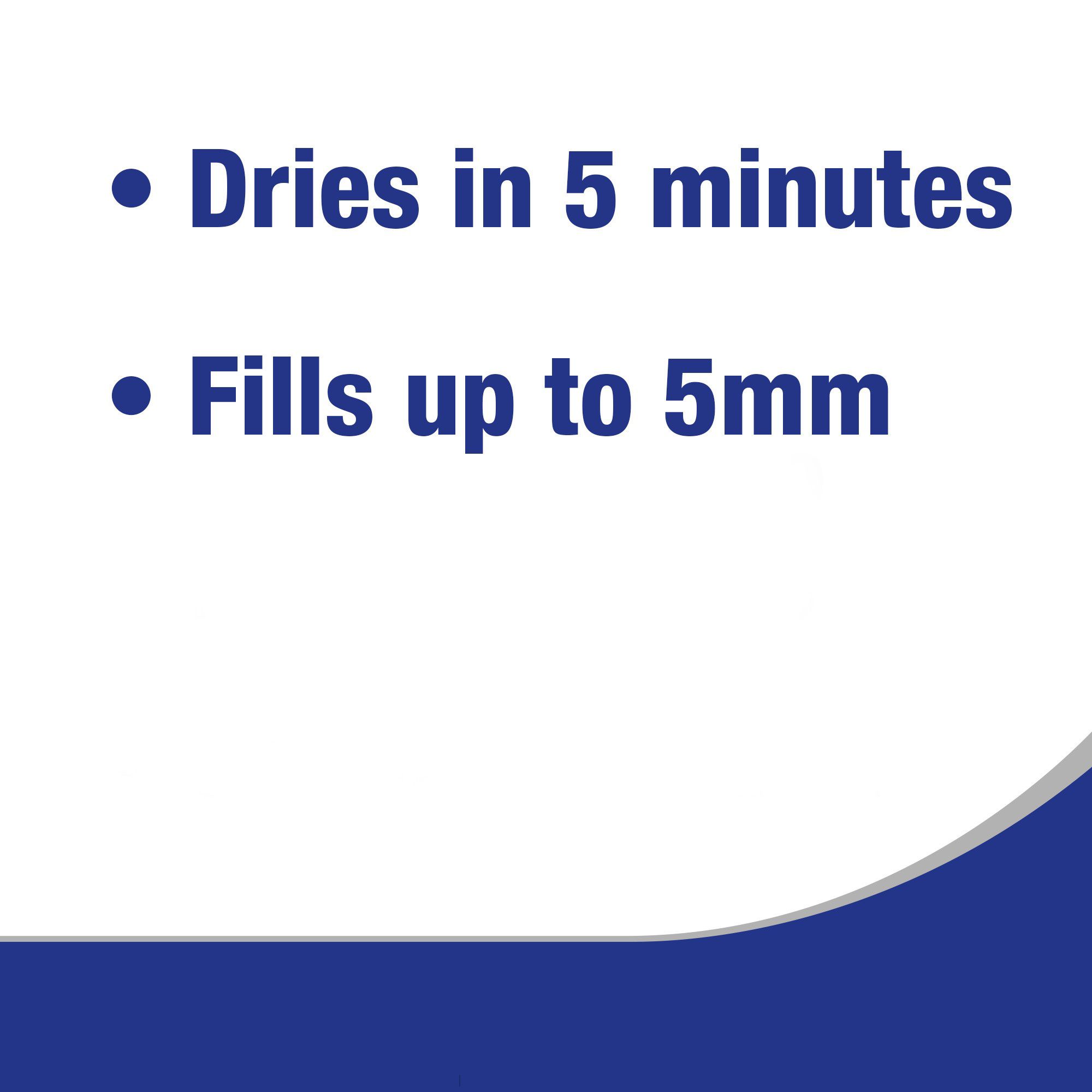 Polycell Quick dry White Ready mixed Filler, 0.6kg