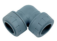 PolyPlumb Push-fit 90° Pipe elbow (Dia)22mm 22mm