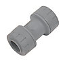PolyPlumb Push-fit Straight Coupler (Dia)15mm 15mm, Pack of 10