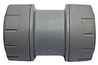 PolyPlumb Push-fit Straight Coupler (Dia)28mm 28mm