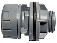 PolyPlumb Push-fit Straight Tank connector, (Dia)22mm