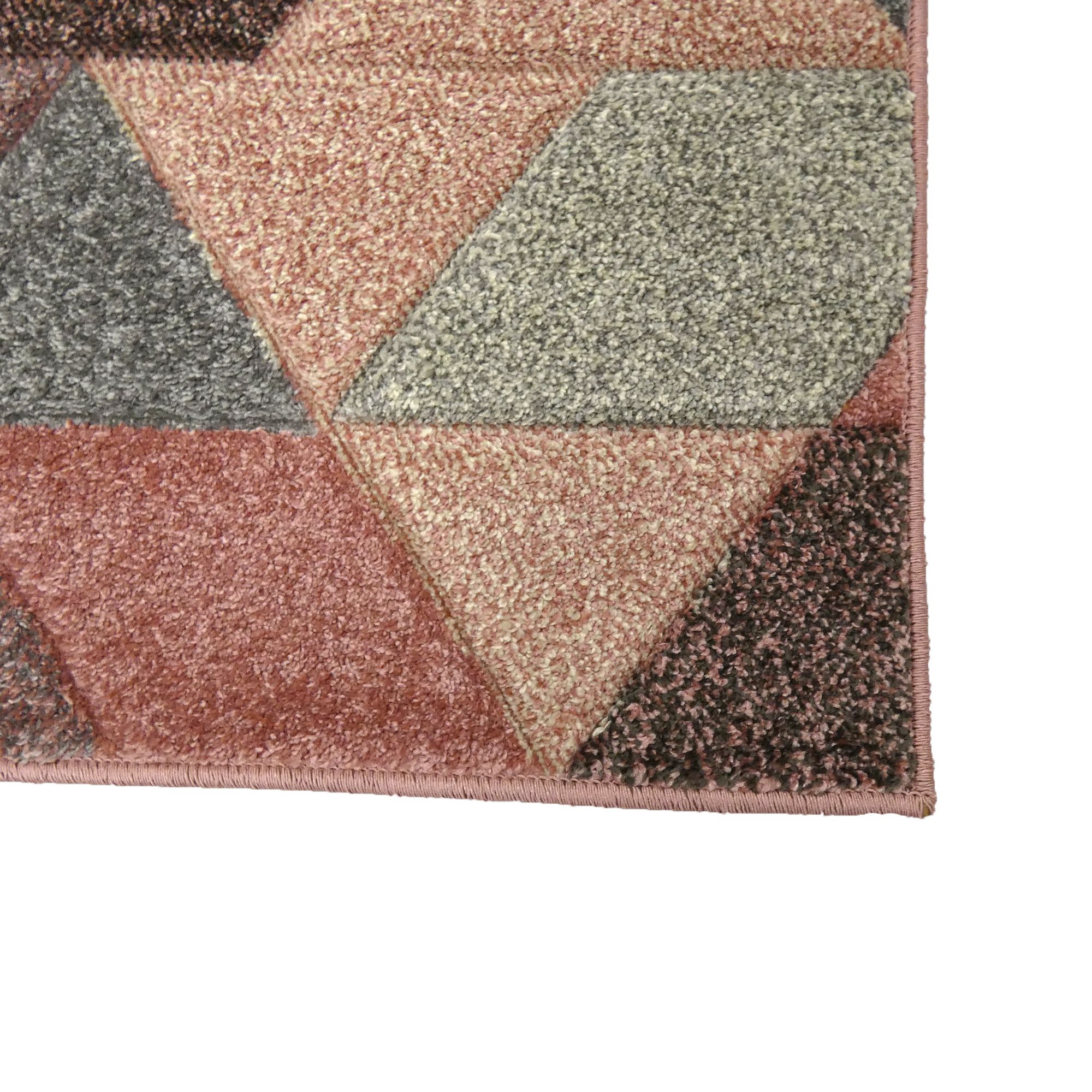 Portland Multicolour Geometric Rug 150cmx80cm