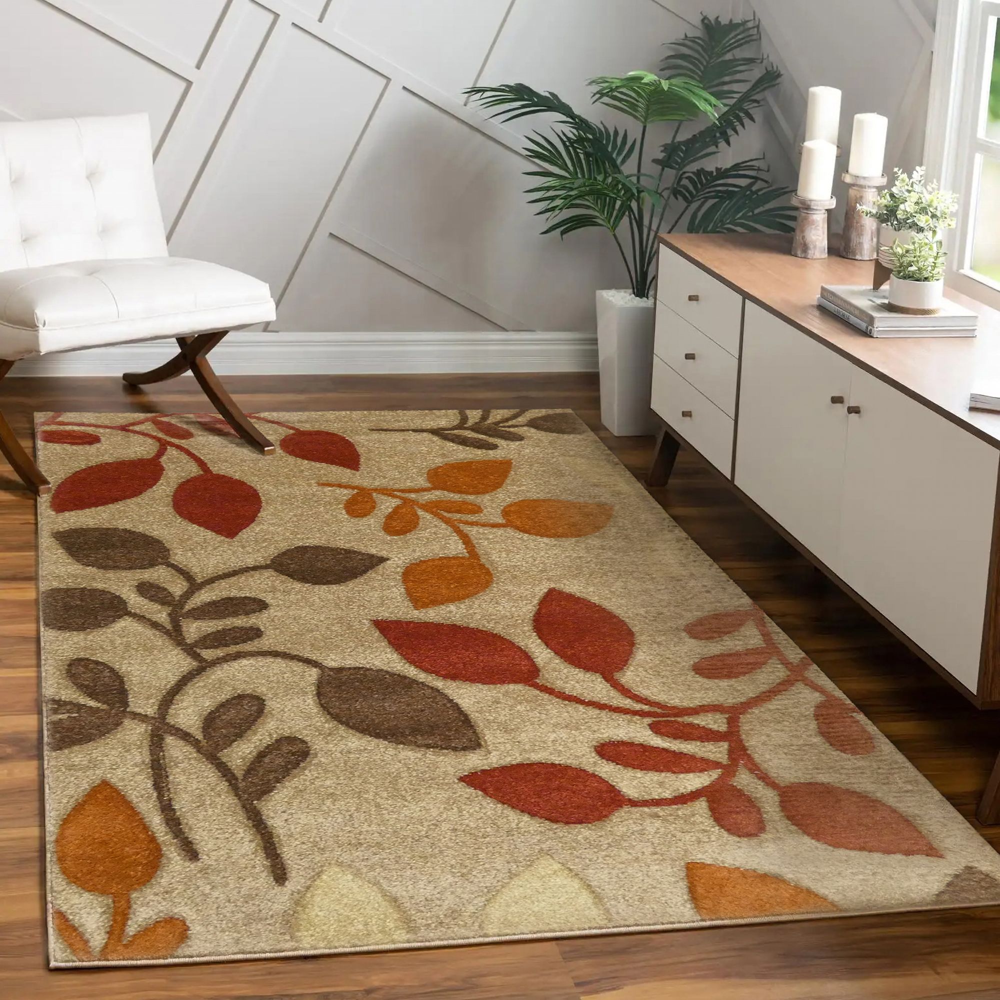 Portland Multicolour Geometric Rug 170cmx120cm