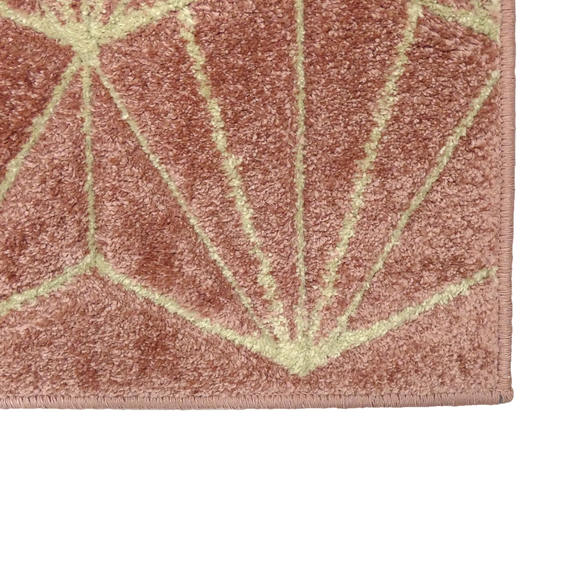 Portland Pink Geometric Rug 170cmx120cm