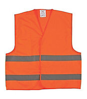 Portwest Orange Hi-vis waistcoat, Large