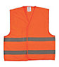 Portwest Orange Hi-vis waistcoat, Large