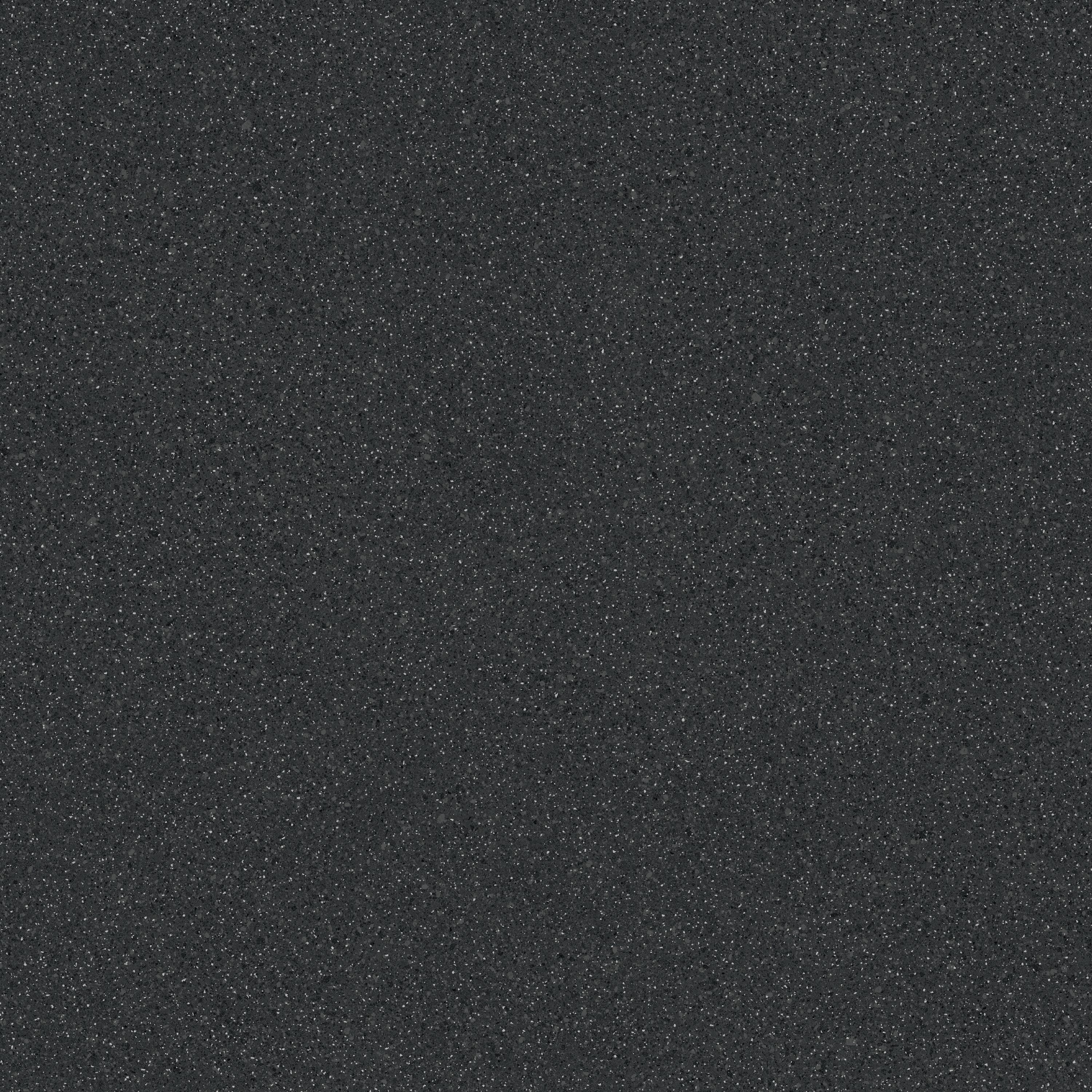 Precut Black Tile Granite effect Sheet vinyl, 4m²