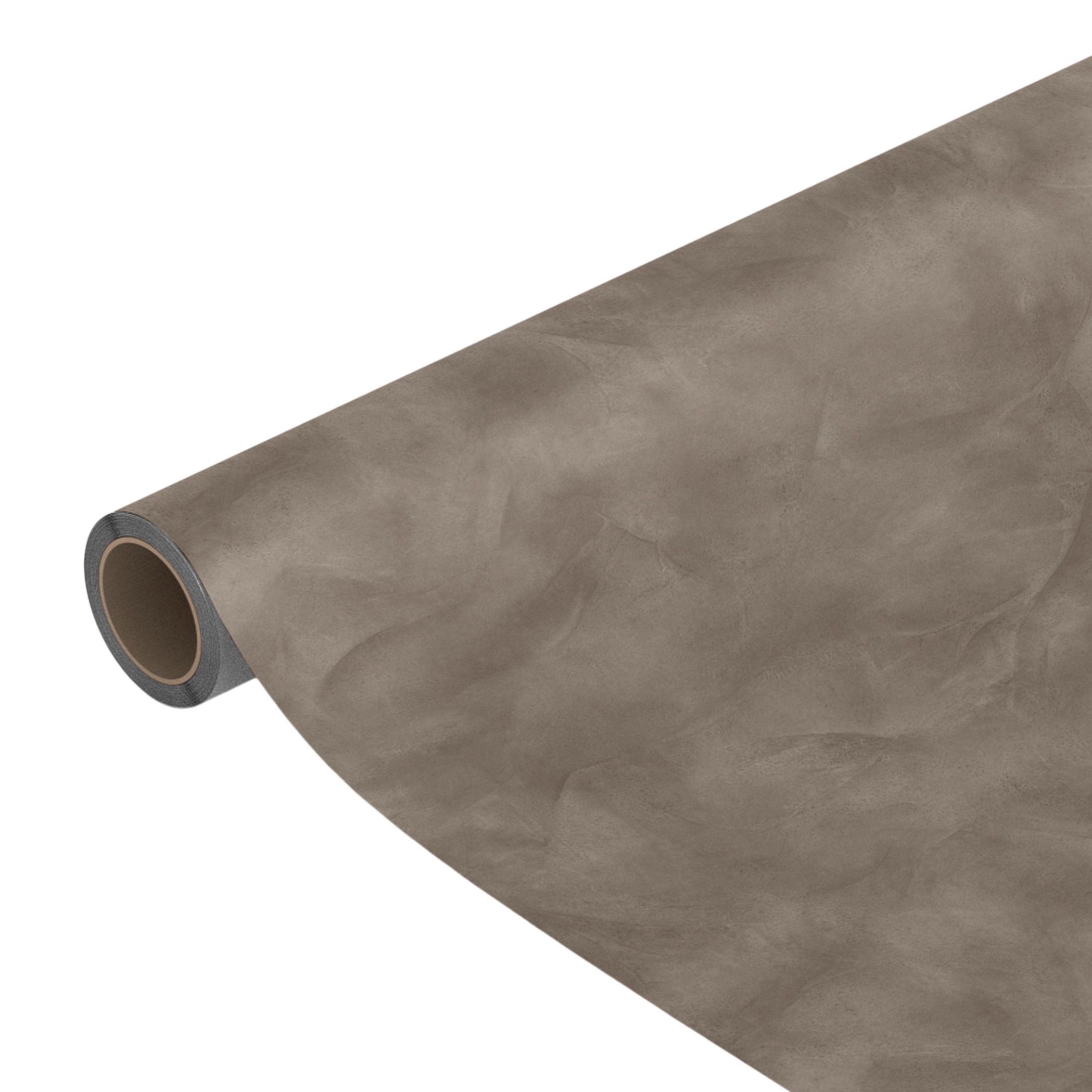 Precut Greige Natural Concrete effect Sheet vinyl, 6m²