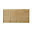 Premier Lap Pressure treated 3ft Wooden Fence panel (W)1.83m (H)0.91m, Pack of 3