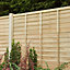 Premier Overlap Lap Pressure treated 5ft Wooden Fence panel (W)1.83m (H)1.52m, Pack of 5
