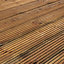 Premium Green Softwood Deck board (L)2.4m (W)144mm (T)27.5mm, Pack of 5