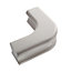 Primed White 90° Level Handrail turn, (L)173mm (H)56mm (W)173mm