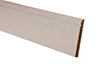 Primed White MDF Torus Skirting board (L)2.4m (W)167mm (T)18mm