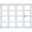Primed White Softwood Internal Bi-fold Door set, (H)2060mm (W)2369mm