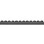 Primeur Flexi curve Grey Rubber Scallop Lawn edging (H)6cm (L)1.2m