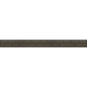 Primeur Rubber Brick border Lawn edging (H)9cm (L)1.22m