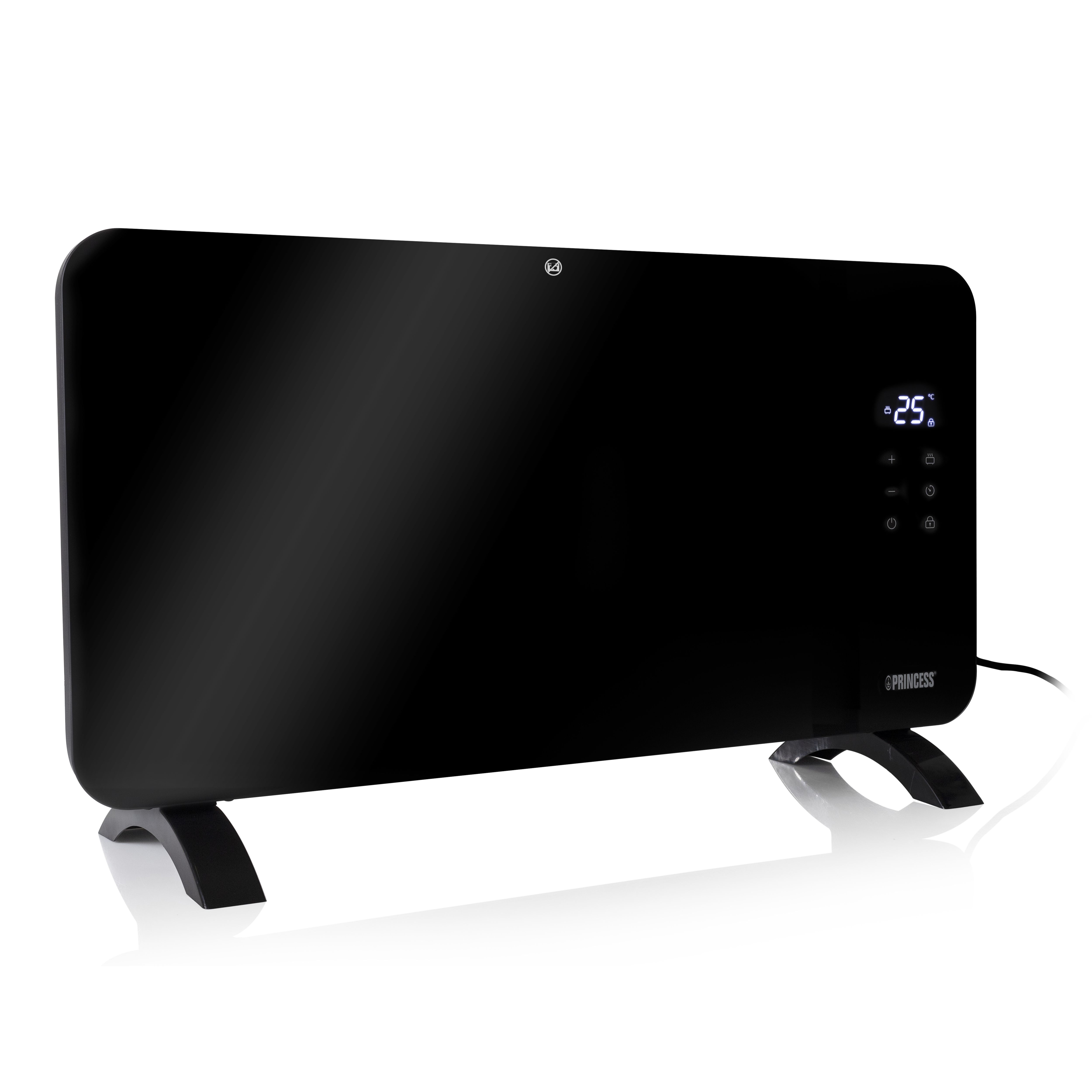 Princess 1500W Black Smart Panel heater