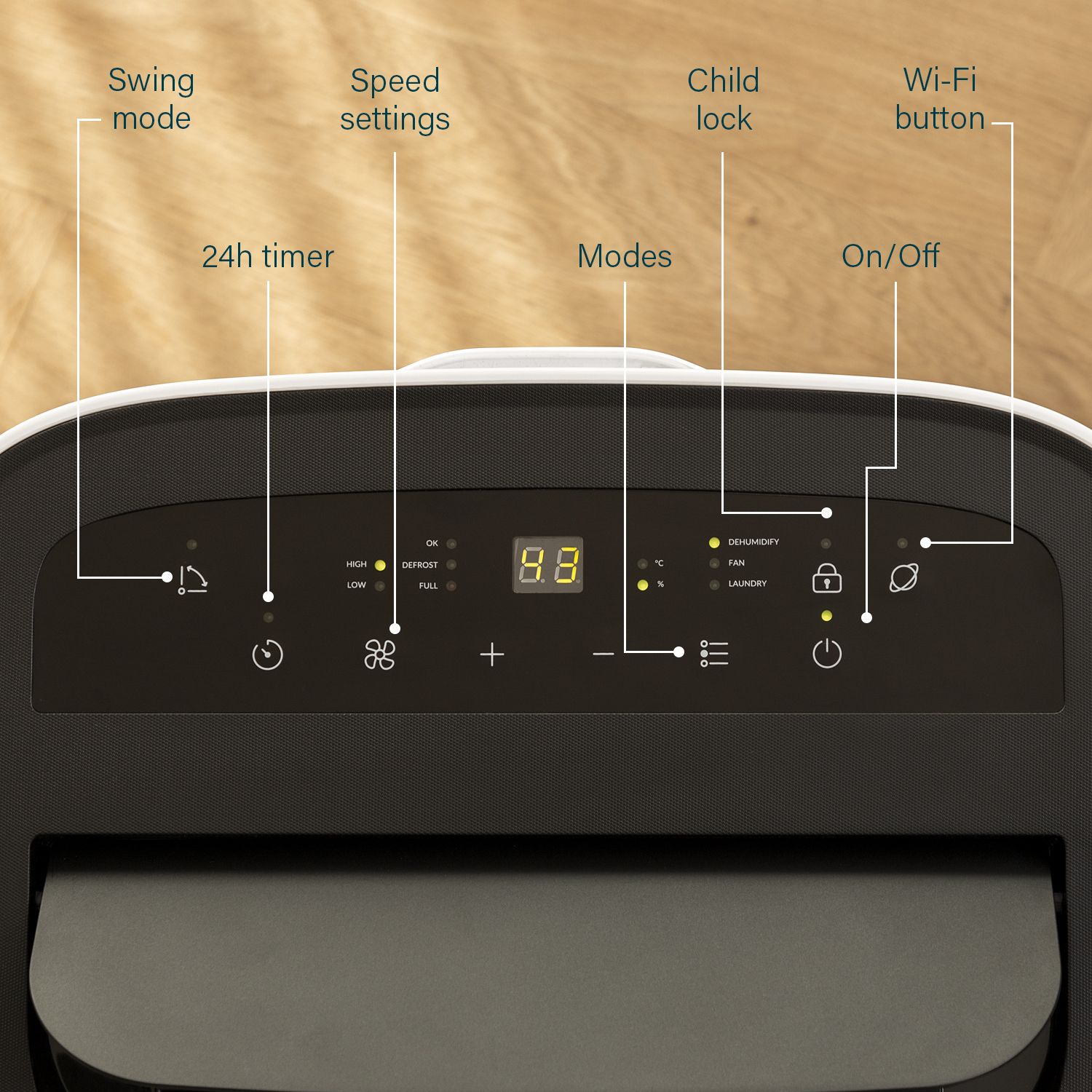 Princess 20L Dehumidifier with Smart Control