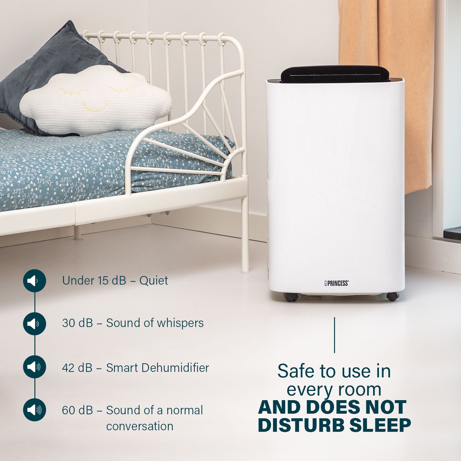 Princess 20L Dehumidifier with Smart Control