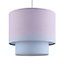 Printed Pink Ombre Light shade (D)25cm