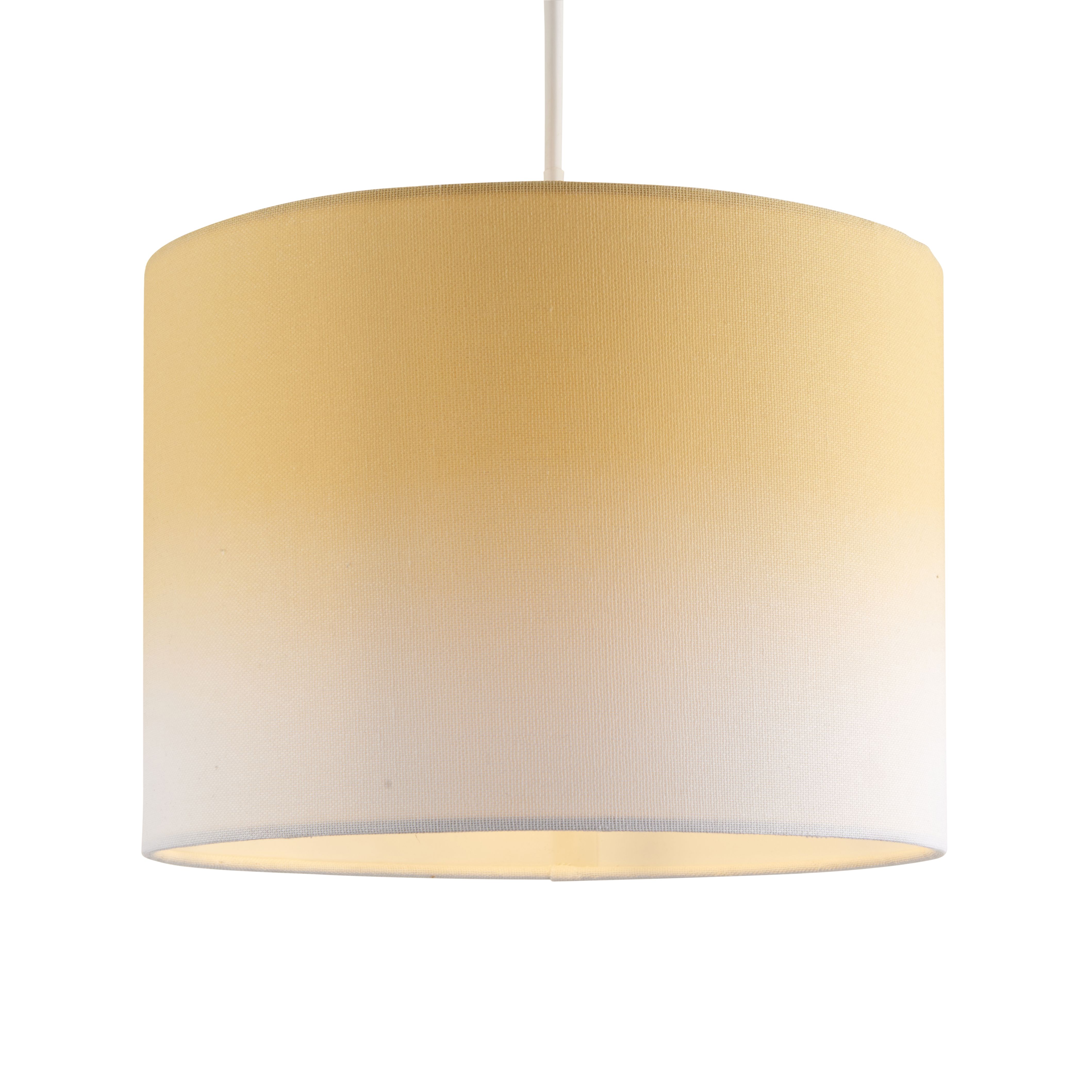 Printed Yellow Ombre Light shade (D)25cm