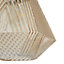 Prism Textured Champagne Pendant ceiling light, (Dia)200mm