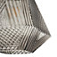 Prism Textured Smoke Pendant ceiling light, (Dia)200mm