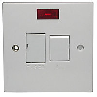 Pro Power White 13A Screwed Switched Fused connection unit