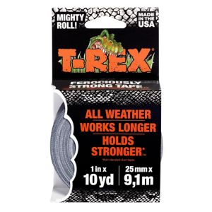 Image of Shurtape T-REX® Duct Tape 25mm x 9.1m Graphite Grey