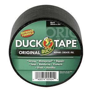 Image of Duck Black Duct Tape (L)5m (W)50mm