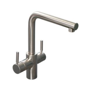 Image of InSinkErator 3N1 Stainless steel effect Filtered steaming hot & cold water tap