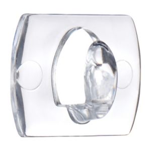 Image of 3M Command Outdoor Clear & white Plastic External decorating clips Pack of 20