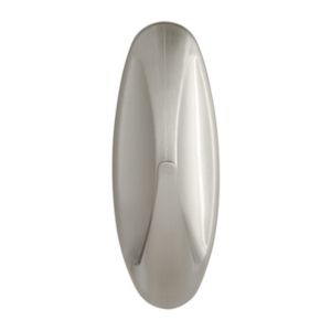 Image of 3M Command Chrome effect Frosted Metal Hat & coat hook Pack of 1